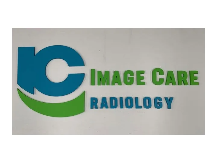 Image Care Radiology Dimensional custom wood-look sign
